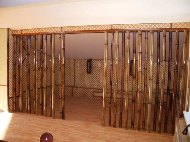 Перегородка из бамбука